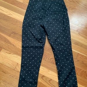 Old navy black polka dot pants